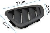 Mercedes Benz 205 Front AC Vent Dashboard Left & Right Set 2058804505 Black